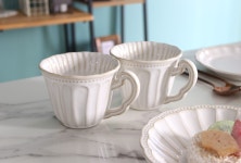 티니블랑 미뉴엣 도자기 그릇 390ml 커피 머그 찻잔 : 센트럴 마켓