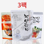 천연담아 다시팩 비법육수 로스팅 1분 육수 멸치 홍게 국물요리 3봉(30팩) : 제이웰푸드