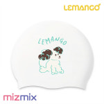 르망고 실리콘 수모 수영모 컬리 퍼피 화이트 Curly puppy White 4192 : 미즈믹스