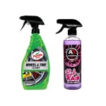터틀왁스 T18 휠 & 타이어 크리너 680ml 세정제 + AD 오토브라이트 다이렉트 퍼플레인3.0 500ml 철분제거제 : 워시메이트 WashMate