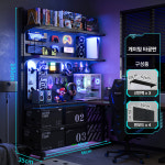 공간녹백 스탠드 타공 판 보드 페그 책상 철제 걸이대 화이트 66cm, 1개 : 공간녹백