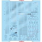 PG 1/60 ZGMF-X20A 스트라이크 프리덤 퍼펙트 그레이드 스노우 플레임 워터 슬라이드 UV 반응 데칼 모바일 슈트 시드 데스티니 : 압록강상사