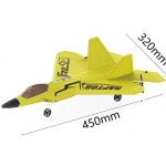 F22S 2.4G 3CH RC 비행기 랩터 전투기 WLtoys A180 업그레이드 버전 자이로스코프 LED 조명  문짝 장난감 : 압록강상사