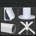 CCTV 기둥 전신주 폴대 고정대 지지대 주차 받침대 공원 거치대 3m 가변 직경 결합 폴 + 풀세트 : 제이와이셀링