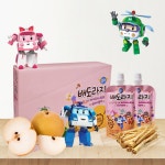 로보카폴리 나주 아기배도라지즙 10포 1박스 나주 배착즙 100% 80ml  기관지 어린이 성인음료 : 남양에이치앤비