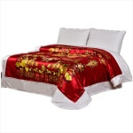 빈티지 이불커버 결혼식 새 혼인 지참금 순면 홍록룡과 봉황 옛날 수제 겨울 01 150x200cm 4 캐티 코어 01 드래곤 적갈색 : 제브몰