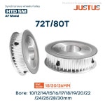 톱니 5M AF 12 10MM 8MM 타이밍 보어 타입 도르래 72/80 HTD : 브리즈넷