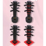 회전 샌드백 복싱바 권투 훈련 목인장 무술 스탠딩 1.4m 강판 바닥 : 몽땅999