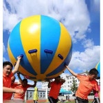 대형 에어바운스 야유회 공 굴리기 2m 빅공 유치원 운동회 6-8인 컬러블록 2m : 에어위드