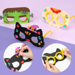 할로윈놀이 키트 펠트안경 유아 어린이집 할로윈만들기 미술활동 고양이 : 달콩 마트