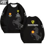 페라리 Ferrari 맨투맨 티셔츠 F1 자동차 레이싱팀 스폰서 유니폼 작업복 정비복 : 홀오브페임
