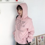 오버핏후드티 루즈핏 키코 y2k 레터링 여성후드티 (3 color) : 키이프
