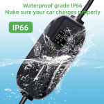 EVSELink 휴대용 전기차 충전기 충전 시간 선택 5M 케이블 3 상 6 8 10 13 16A 11KW 타입 2 7kW 22kW 32A : 글로벌티어