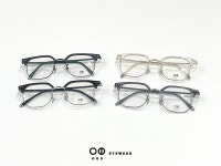 오드아이웨어 ODD EYEWEAR 더 원 THE 1 가벼운 다각형 하금테 안경 : GLEAM EYEWEAR