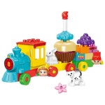 큰빌딩 블록 나의 첫 번째 숫자 기차 케이크 영어 알파벳 수학 계산  교육 장난감 : 압록강상사