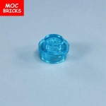 MOC 브릭 트랜스 라이트 블루 얼음 동굴 바다 물 집 빌딩 액세서리  장난감 1x1 : 압록강상사