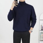 남자 목폴라 터틀넥 소프트 캐시미어 오버핏 니트 스웨터 : 주식회사 로코비전