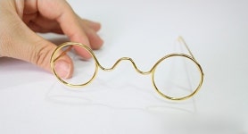 호호 인형안경(폭7cm) : 미니앤돌