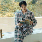 남자잠옷 세트 수면 극세사 겨울 파자마 빅사이즈 잠옷 선물 : 앤비마트