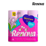 레노바 스킨케어 핑크 로션 화장지 3겹 12롤 먼지없는 휴지 : 레노바 코리아