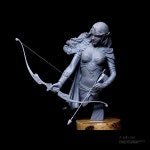 1/10 수지 모델 키트 아름다운 무색 및  조립 A-1382 : 압록강상사