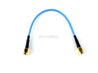 SMA Plug to SMA Plug, RG405 blue  케이블15cm [SZH-RA029] : 디바이스마트