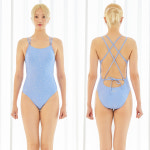 제이커스 여성 수영복 스카이퍼플 샤이니 샬롯 포일 원피스 JG5WCL0809 : 웨이브몰