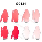 영화 미니 액션 피규어 빌딩 블록 헤드 교육용  장난감 크리스마스 선물 G0131 : 압록강상사