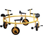 다인승 원형 자전거 인용 협동 유치원 단체 동그라미 세발 공원 : KD인터네셔널