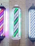 led 특이한 미용실 바버샵 조명 LED 싸인볼 빈티지 램프 레트로 : 꾸미디앤