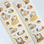 다람쥐 다꾸 스티커 다이어리 꾸미기 : 별긍상점