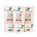 [꼬돌미역 120g  3봉지] 기장 특산물 염장 미역 선물 세트 소포장 햇 산모 꼬들미역 : 푸른소금