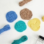 티코스터 뜨기 만들기 마크라메 키트 매듭공예 영상제공 : 초록별상회