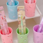 산리 치카 칫솔 캐릭터 산리오 양치 세면도구 컵 세트 : 르드망