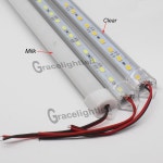 2개/1세트 50CM DC12V LED 바 빛 5730 와 PC 커버 하드 스트립 부엌 캐비닛 벽 램프 : 미니팡