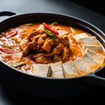 고기반 햄반 김치찌개 밀키트 & 캠핑요리 2~3인용 : 고기반 햄반 김치찌개