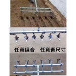 손쟁기 수동쟁기 밭고랑 밭고랑기기 경작기 농기구 호미 쟁이 65cm 4날 : WJ Selling