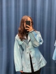 [45%세일] 가니 블루 포일 데님 자켓 J1365 : 런던뉴럽걸