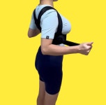 공감박사 자세교정밴드 어깨 말린 라운드숄더 굽은 등 견갑 바른 자세 교정기 밴드 : 공감박사