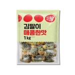 식자재왕 김말이 매콤한맛 1kg : 식자재왕