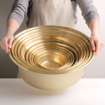 대형 양은양푼 양은대야 다라이 식당 김치 주방볼 33cm : 위대한식모