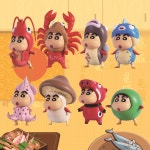 정식 라이센스 52TOYS 짱구 랜덤 피규어 푸드 시리즈 가챠 : 펀그라운드