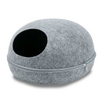 딩동펫 고양이 강아지 하우스 숨숨 공룡알 소형 그레이 : 딩동펫