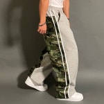 NO,1 헤비 카모 벌룬 와이드 스웻팬츠 남여공용 버뮤다팬츠 : 바모스피지컬