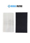 [호환]미래세이프티 주식회사 그렉스 DSA 100/200/300/400N 아파트 환기시스템 프리미엄 헤파+카본탈취 필터 H13등급 직접생산 : 미래필텍