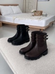 헝그리 H1079 버클 앵클 부츠 4cm : 트렌무드