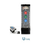 전자호루라기 APH-205U 세이프메이트 LED 안전경고등 U타입 : 한송 위드유