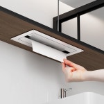 거울뒤 매립형 핸드타올케이스 페이퍼타올 거치대 휴지걸이 J3729 하단 잠금 장치 : 천위안상점