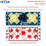 존재 인간 24G HLK 큰 장거리 각도 센서 모듈 레이더 9M 범위 더 FMCW LD2 : 토탈이커9