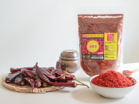 25년 국산 햇고춧가루 한근 500g 보통맛 김장 반찬용 보통굵기 고추가루 : 상주이장님농장